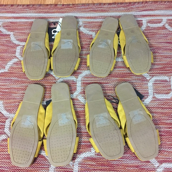 New DV Addie slip on mustard yellow sandals - Picture 5 of 5